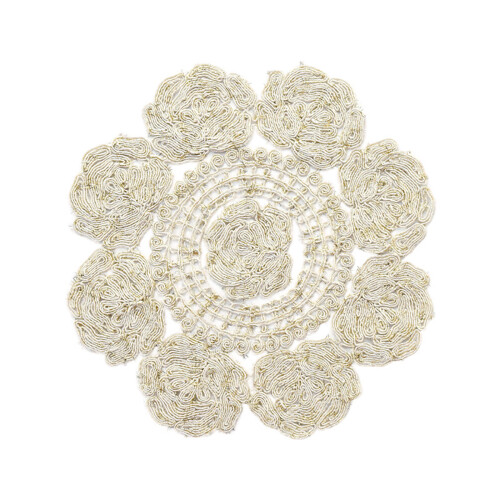 Delicate Retro Style Embroidered Table Mats Perfect For Dining