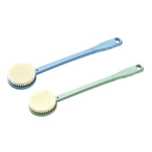 2pcs Soft Bristle Bath Brush Set for Back Cleaning and Skin Exfoliation Silicone Body Scrubber for Shower