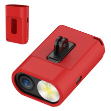 Case for Garmin Varia Vue with Shockproof Impact Protection, Red Silicone Bike Light Cover AntiScratch