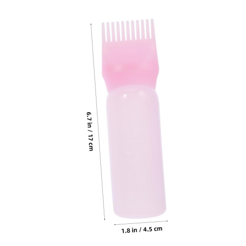 3pcs Hair Dye Applicator Bottle with Comb for Precise Root Application and Even Color Distribution Ref: 7510 2