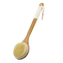 Back Scrubber with Long Bamboo Handle Exfoliating Bath Brush for Men and Women Deep Cleansing