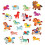19PCS Embroidered Horse Pattern Stick Patches Ideal For Phone 1