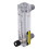 Liquid Flowmeter Panel Type Acrylic Adjustable 0.5-5GPM ZG1/2in 15