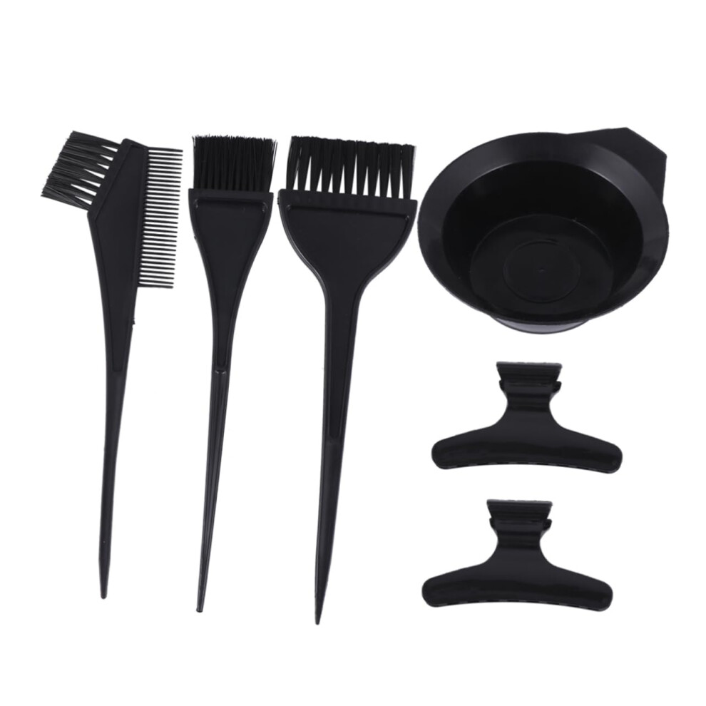 Hair Dye Kit 9pcs Brush and Bowl Set with Ergonomic Grip for Salon and Home Coloring