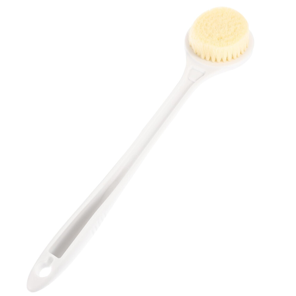 Long Handle Bath Brush with Soft Exfoliating Bristles and NonSlip Grip for Back Scrubbing and Shower Use