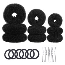 Hair Styling Tool Set with UShaped Hairpins and Donut Bun Maker for Quick Updos and Secure AllDay Hold