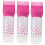 3pcs Hair Dye Applicator Bottle with Root Comb for Precise Application and Even Distribution Pink 1