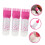 3pcs Hair Dye Applicator Bottle with Root Comb for Precise Application and Even Distribution Pink 2
