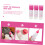 3pcs Hair Dye Applicator Bottle with Root Comb for Precise Application and Even Distribution Pink 4