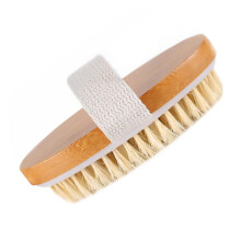Bath Back Scrubber with Soft Bead Comfort Brush, Long Reach Shower Body Brush for All Ages