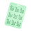 Flexible Tray Cats Shape Handmade Ice Cubes Molds-Green 1