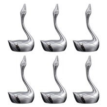 Nonslip Zinc Alloy Cygnus Design Chopstick Holders For Elegant