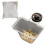 Efficient Kitchen Sink Strainer with Silicone Suction Cup Design 1