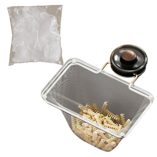 Efficient Kitchen Sink Strainer with Silicone Suction Cup Design