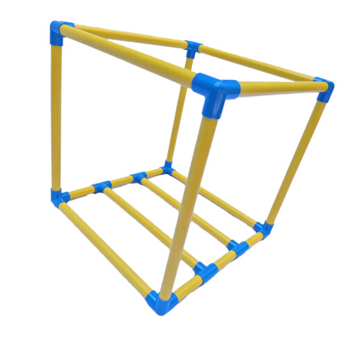 Chinchillas Hamsters Pipe Toy Assembly Rack 8-50cm cube 2 frame
