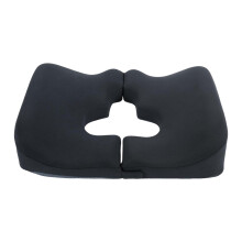Tall Quality Memory Spume Pillow with Molded Shape for-Black