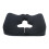 Tall Quality Memory Spume Pillow with Molded Shape for-Black 1