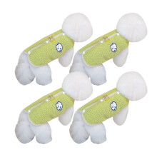 4ots Gilets de protection en polaire pour chiens de-Fruit vert S