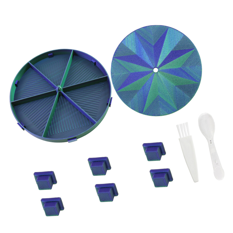Fast Screening Round Beads Sifter For Diy Craft Art-Blue Green 7754004046795