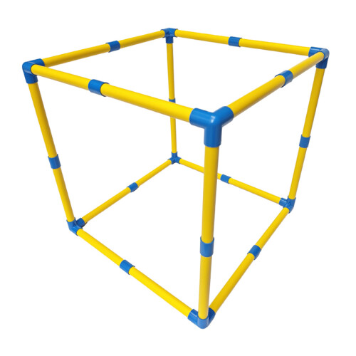 Support d'assemblage de tuyaux pour Chinchillas-Cadre 60x60x60cm