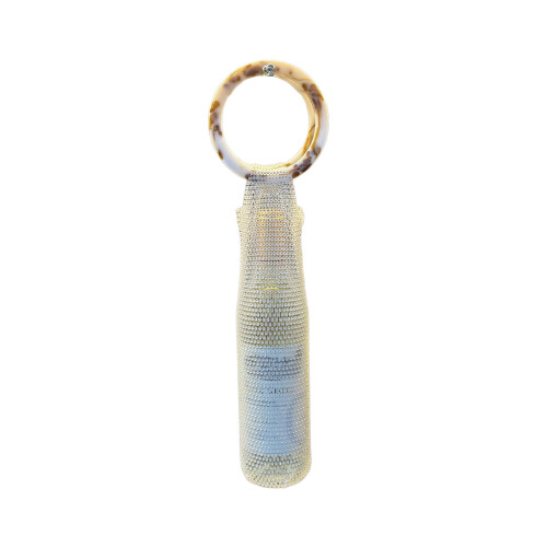 Premium  Embellished Wine Bottle Holder Bag Designed for-White
