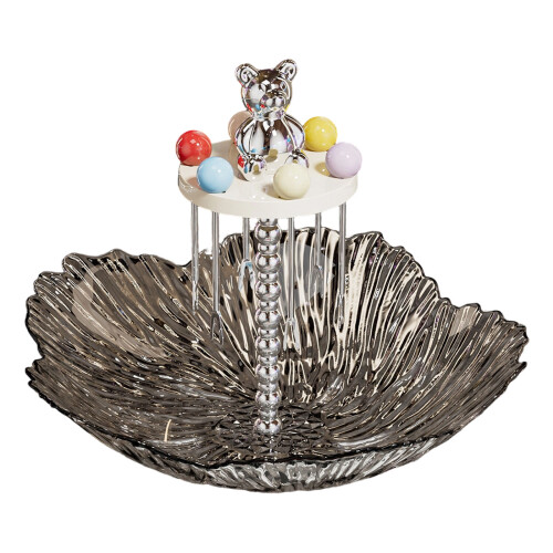 Petal-Shaped Serving Bowl for Dessert Large Capacity Fruit-3 1
