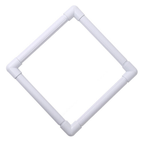 Portable Snap on Embroidery Hoop Frame Plastic Stitching-B