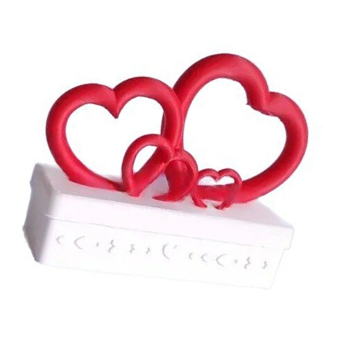Artistic Heart Shape Present Box Gift Wrapping Packaging