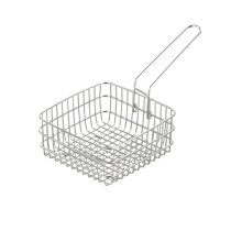 Rustless Square Fry Basket for Home and Party Cooking