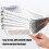 100Pcs Square Shape Baking Pans 8Inch Aluminum Foil Pans Cooking 6