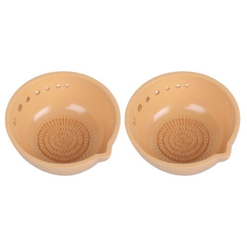 Garlic Grater Plate and Herb Stripper Plate Handmade-2pcs