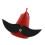 Support de lunettes multifonctionnel en cuir PU,-Rouge 1