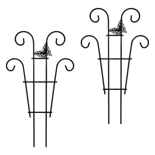 Stackable Potted Plant Climbing Trellis Plant Support Poles-B
