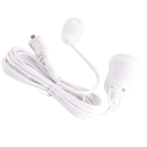 E27 Wire Socket Lamp Holder 3-10m White PP Hanging Cord 1