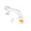 E27 Wire Socket Lamp Holder 3-10m White PP Hanging Cord 4