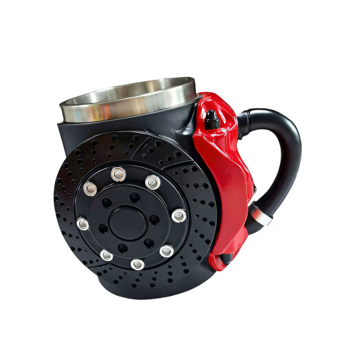 Creatieve harsmokken met auto-thema en-450 ml helder rood