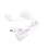 E27 Wire Socket Lamp Holder 3-10m White PP Hanging Cord 6