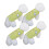 Softable Fleece Dog Vests Back Opening  Quick-Fruit green S 1