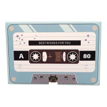 Handmade Recordable Greeting Card Voice Recording-Sky Blue