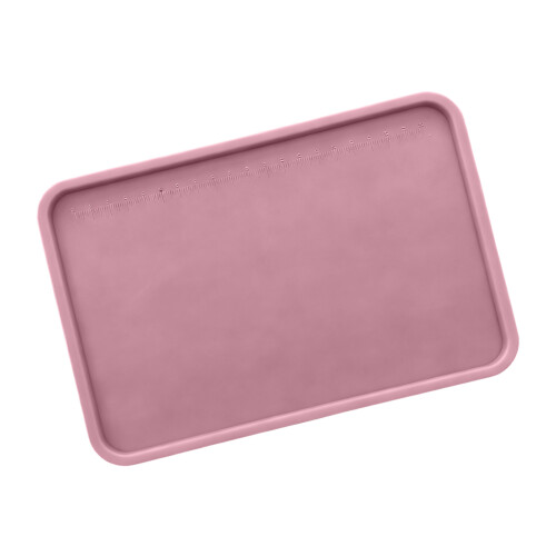 Silicone Art Mat High Edges Spill Proof For Craft Projects-Red