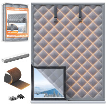 Window Insulation for Winter Thermal Insulated-39x63 inches