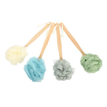 4 Pack Long Handle Shower Back Scrubber Set – Nylon Bath Brush for Gentle Exfoliation and Daily Use