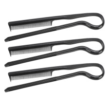 Heat Resistant Hair Comb Set, V Shaped Round Tooth Styling Comb for Straightening and Shine, 10PCS