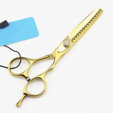 Professional Japanese Stainless Steel Hair Cutting Scissors 6 Inch Barber Shears with Ergonomic Handle