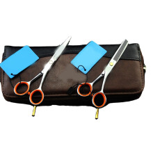 5 Inch Professional Hair Cutting Scissors Set, Sharp Stainless Steel Barber Scissors with Ergonomic Grip for Salon and Home