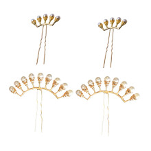 4pcs Chinese Hair Stick for Women Vintage Pearl Hairpin Retro Hair Accessory Secure Hold