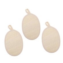 Loofah Bath Towel Set 3pc with Exfoliating Body Scrubber for Deep Cleansing and Gentle Skin Touch