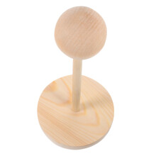 Wooden Wig Stand for Styling and Display, Stable Wood Construction, Wig Shape Protection, Fast Air Drying