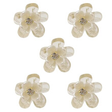 Mini Flower Hair Claw for Girls, Cute Small Hair Clip for Braids, Gentle Grip GiftReady Style