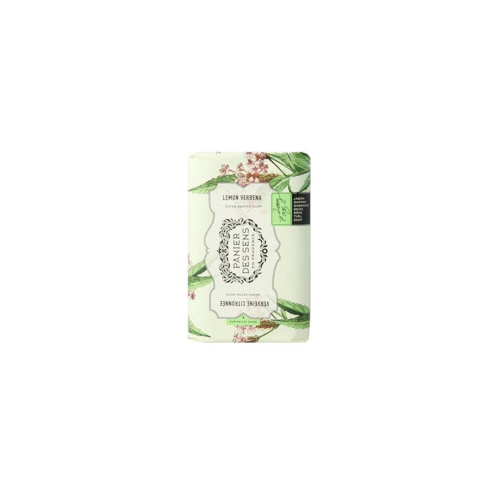 Shea Butter Soap Lemon Verbena Scent, Gentle Nourishing Body and Hand Bar, 7 Ounce Paraben